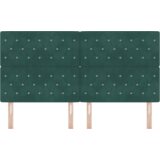  LED Uzglavlje Tamnozelena 90 cm Baršun | shoptok.hr