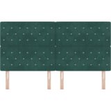  LED vzglavje z LED lučmi Diamantni Temno zelena 90 cm Žamet, (5000043951) | Shoptok.si