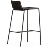 Marckeric Crna metalna barska stolica (visine sjedala 65 cm) Emily – | shoptok.hr