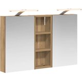  Komplet omaric za kopalnico z LED lučmi 3 pcs 80 x 10,5 x 50 cm, (5000246284) | Shoptok.si
