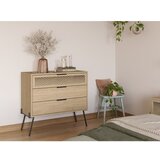 Marckeric Nizka komoda v hrastovem dekorju 90x83 cm Ecrin – | Shoptok.si