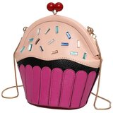 Venisymlis Prikupna Ženska Torba Za Čez Ramo V Obliki Kolačka Iz Pisanega Pu Usnja, (22070135) | Shoptok.si