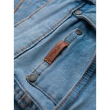 Ombre Men's denim joggers with asymmetrical stitching - blue | shoptok.hr