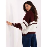Italy Moda Sweater-MI-SW-3211.31-burgundy | shoptok.hr