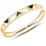 IZMAEL Narukvica ZA-21040 - Zlatna ružičasta / Crna | shoptok.hr