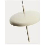 Kave Home Svetlo siva LED zatemnitvena stropna svetilka s kovinskim senčilom ø 16 cm Porte – | Shoptok.si