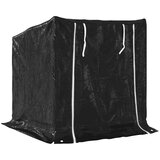  Stalak za drva za ogrjev s kišnom navlakom 100,5x100,5x110,5 cm | Eponuda.com