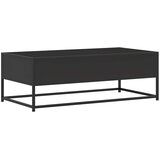  Stolić za kavu crni 100 x 50 x 35 cm konstruirano drvo i metal | Eponuda.com