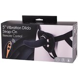 Seven Creations 5INCH VIBRATION DILDO STRAP-ON BLACK Cene