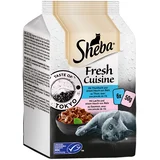 Varčno pakiranje Sheba Fresh Cuisine Taste of Tokyo 36 x 50 g - Tuna & losos