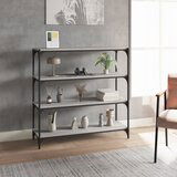 The Living Store Knjižna omara siva sonoma 100x33x100 cm inženirski les in jeklo - Knjižna Omara, (21431754) | Shoptok.si