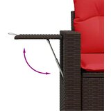 vidaXL 7-dijelni set vrtnih sofa poliratan i bagrem s jastucima sivi | shoptok.hr