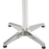  Vrtni stol srebrni 60 x 60 x 70 cm aluminijski | Eponuda.ba