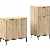 Set namještaja za kupaonicu s ladicama 2 pcs Sonoma hrast | shoptok.hr
