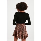 Trendyol Black Double Breasted Collar Knitted Body | shoptok.hr