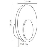 Nordlux led prigušiva zidna svetiljka marsi LED/7W/230V bela | Eponuda.com