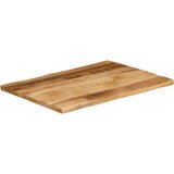 Stolna ploča sa živi rub 70x60x3,8 cm masivno grubo drvo manga | Eponuda.com