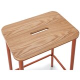 Marckeric Opečnato oranžni barski stoli v kompletu 2 ks (višina sedeža 65 cm) Abba – | Shoptok.si