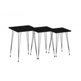 Hanah home set stolova mali black anthracite