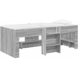  Kreveta za visoko spavanje djece 2 pcs Siva Sonoma 90 x 200 cm | shoptok.hr