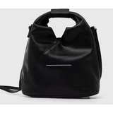 MM6 MAISON MARGIELA Usnjena torbica črna barva, SB6WD0026