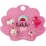 Takk Dora girl, prstenje flamingo i jednorog, 5K Cene