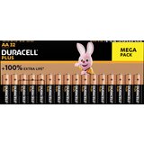 Duracell Plus-AA BP32 mignon (AA)-baterija alkalno-manganov 1.5 V 32 kos, (20431064) | Shoptok.si