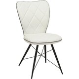 Hom`in stol, kovina, tekstil črna, bela | Shoptok.si