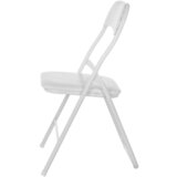 MID.YOU Zložljiv Stol Tudela Basic, Bela | Shoptok.si