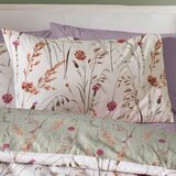 Catherine Lansfield Zelena/rjava flanelna posteljnina za zakonsko posteljo 200x200 cm Grasmere Floral – | Shoptok.si
