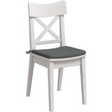 vidaXL Sedežne blazine 4 pcs Temno siva 40 x 40 x 3 cm blago | Shoptok.si