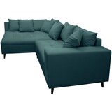 MID.YOU KOTNA SEDEŽNA GARNITURA, mikrovlakna barve petroleja | Shoptok.si