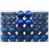  Set od 100 božićnih kuglica plavi | shoptok.hr