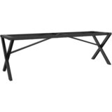 vidaXL Noge za klubsko mizico X-okvir 140x30x43 cm lito železo, (21242554) Cene