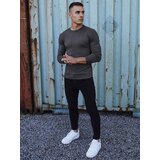 DStreet Sweter męski klasyczny ciemnoszary | shoptok.hr