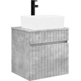  Umivaonik s policom za zid Betonska siva 49 x 41 x 63 cm | Eponuda.com