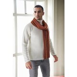 Dewberry 49766 Knitted Mens Scarf-CINNAMON | Shoptok.si