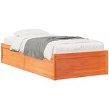  Okvir kreveta voštano smeđi 90 x 200 cm od masivne borovine | shoptok.hr