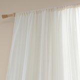 Pineapple Elephant Bijela pamučna prozirna zavjesa 140x122 cm Zofia Broderie Anglaise – Cijene