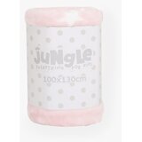 Jungle Bebi ćebe zvezdica roze 100x130cm ( 31001749 ) | Eponuda.com