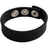 Pulselock Forge - podesivi silikonski prsten za penis s drukerom (crni) - 200 mm | shoptok.hr