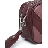 Vuch Crossbody torba Massimo Striped Dark Wine, 16 x 23 cm | shoptok.hr
