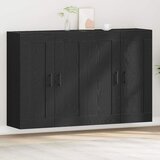  Kabinetski zidni Zidne 2 pcs Crni hrast 69,5 x 34 x 90 cm | shoptok.hr