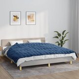 vidaXL Teška deka plava 155x220 cm 11 kg od tkanine Cijene