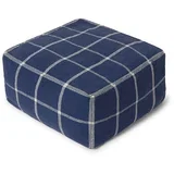 Tamno plavi tabure Geo Block –