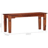  Klupa od masivnog bagremovog drva 110 cm | Eponuda.ba