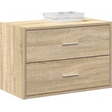 Ormarić s 2 ladice boja hrast 60x31x40 cm konstruirano drvo | Eponuda.ba