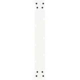  Noge za barski stol U-oblika 2 kom Bijele 60 x (110-111) cm Čelik | shoptok.hr