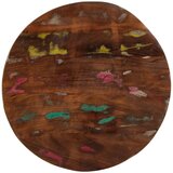 vidaXL Mizna plošča Ø 90x2,5 cm okrogla trden predelan les | Shoptok.si