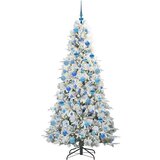 vidaXL Umjetno božićno drvce s nogom s stalakom Zelena 180 cm PE i PVC | shoptok.hr
